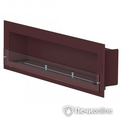 Биокамин ЭкоЛайф Window 800 Glass black burgundy в Курске